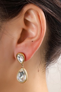 Day&Eve by Go Dutch Label - Cara Crystal oorbellen in goud