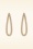 Day&Eve by Go Dutch Label - Schimmernde Oval Ohrstecker in Gold 2