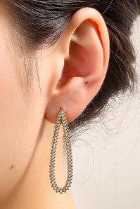 Day&Eve by Go Dutch Label - Shiny Oval Stud oorbellen in goud