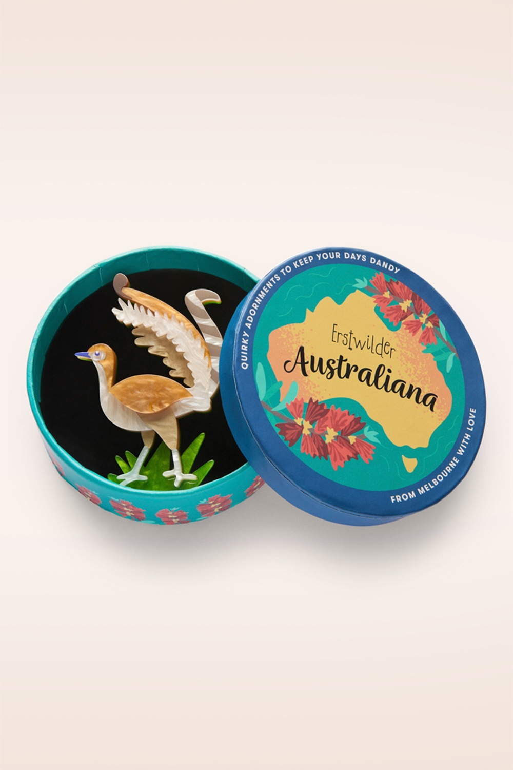 Erstwilder - Lottie The Lyrebird broche 2