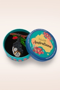 Erstwilder - Frankie & Finn Flying Foxes broche 2