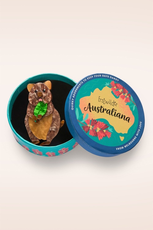 Erstwilder - Quinn The Quokka Brosche 2