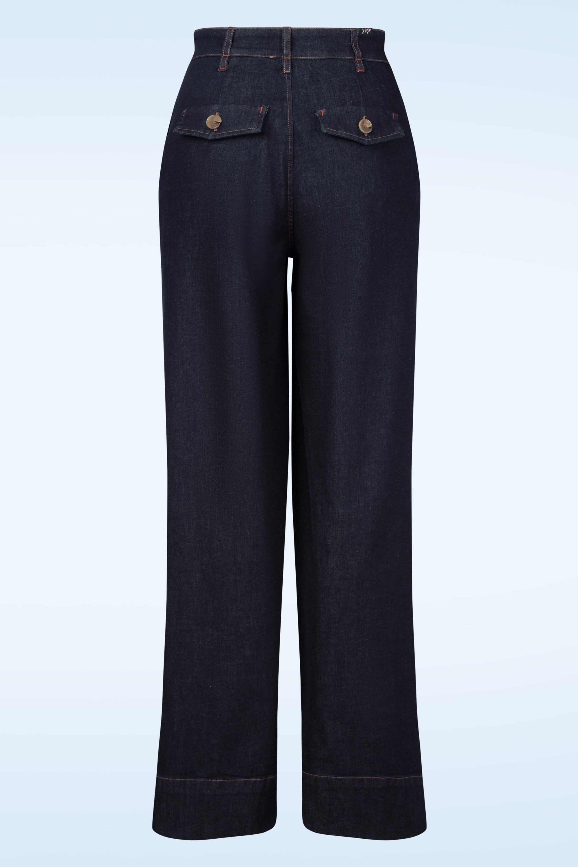 Mademoiselle YéYé - Easy Flow Lightweight jeans in indigo blauw 3