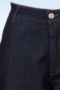 Mademoiselle YéYé - Easy Flow Lightweight jeans in indigo blauw 2