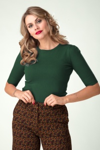 Banned Retro - Kim Strickpullover in Grün