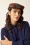 King Louie - Peaky Caroll Check cap in goudbruin
