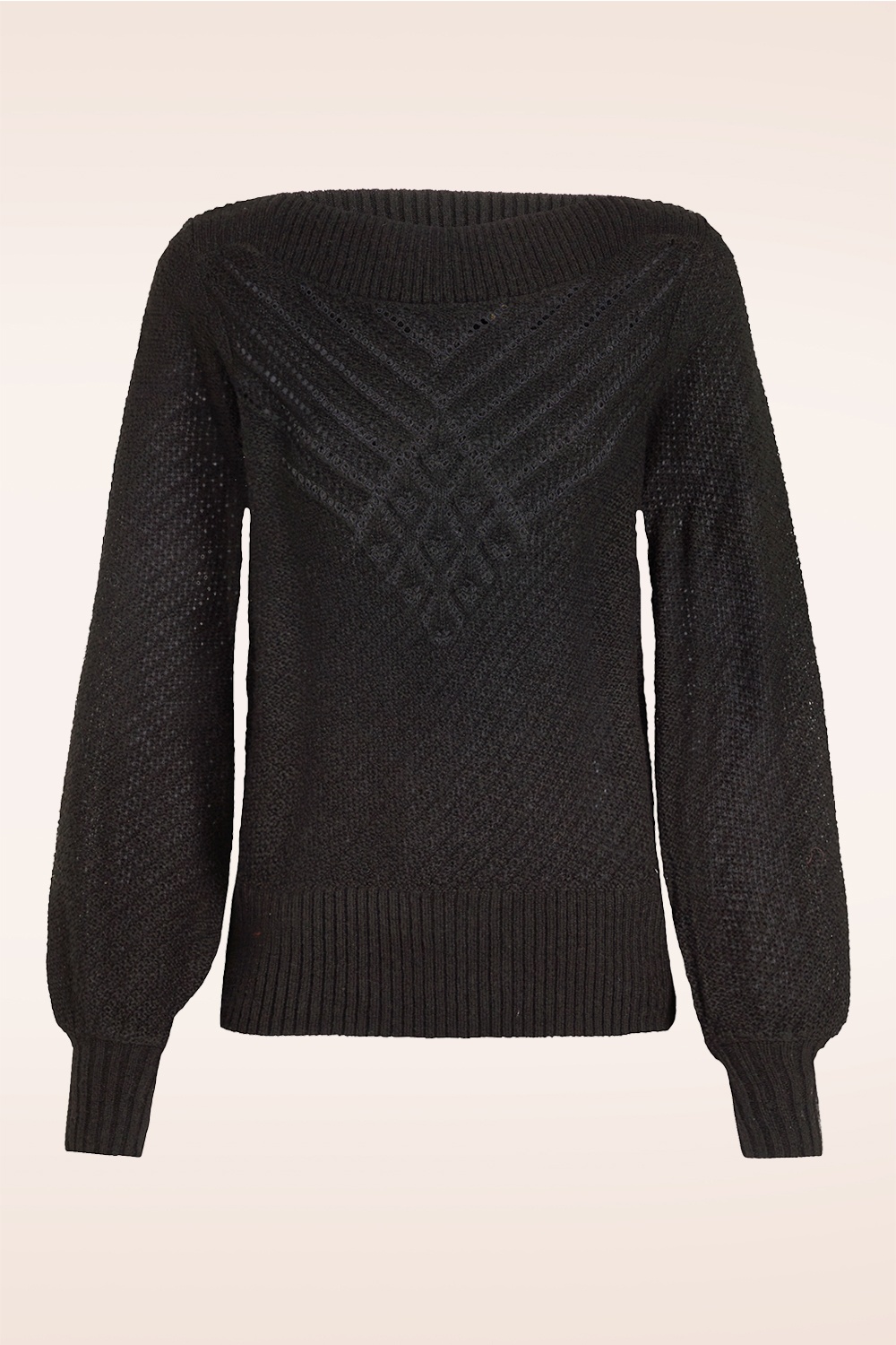 King Louie - Erin Farfalle top in zwart