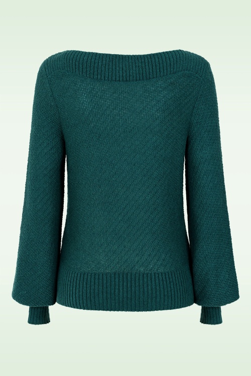 King Louie - Erin Farfalle top in spruced groen 4