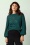 King Louie - Erin Farfalle Top in Spruced Grün