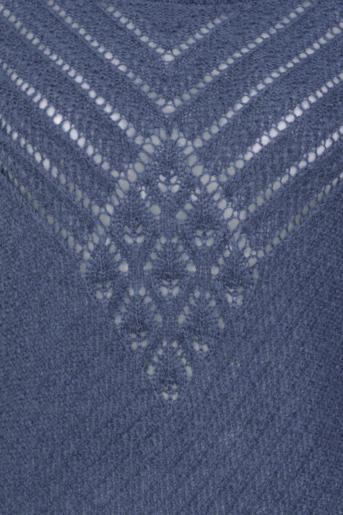 King Louie - Erin Farfalle top in schaduw blauw 3