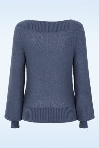 King Louie - Erin Farfalle top in schaduw blauw 4