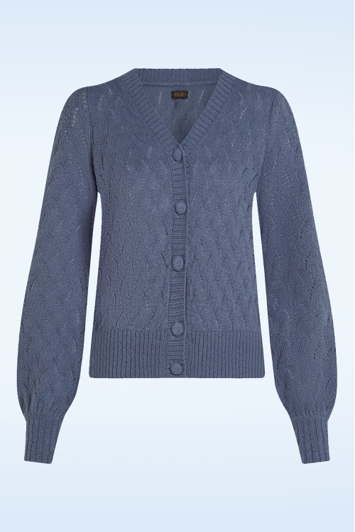 King Louie - Gilet Farfalle en bleu ombre 2