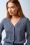 King Louie - Gilet Farfalle en bleu ombre