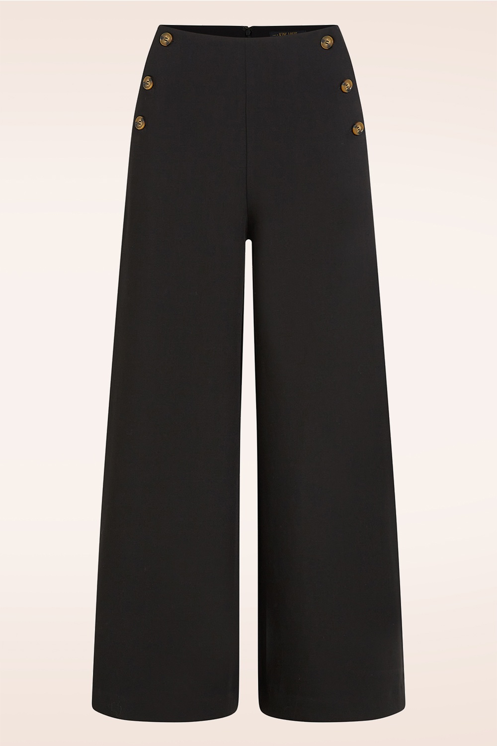 King Louie - Pia Marple pantalon in zwart