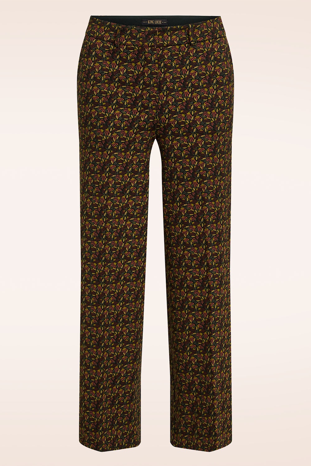 King Louie - Federica Mirth pantalon in cabernet rood 2