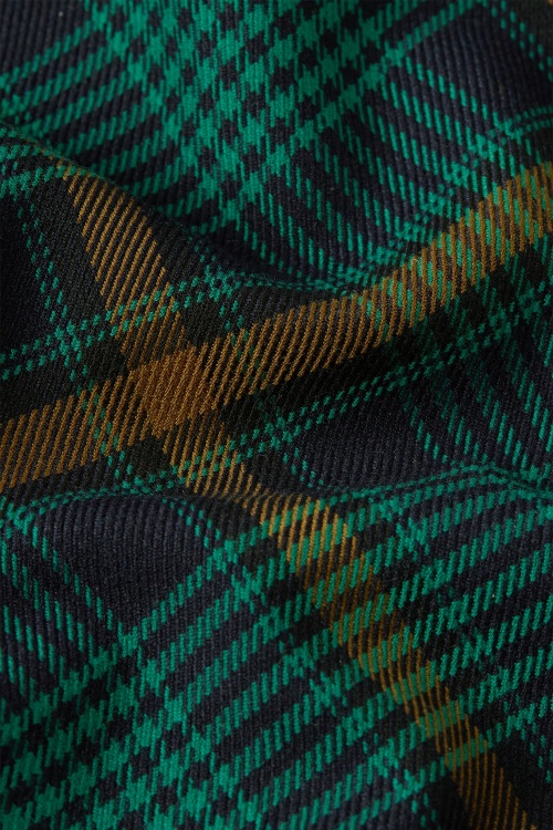 King Louie - Ines Leeds Check jumpsuit in avondblauw 3