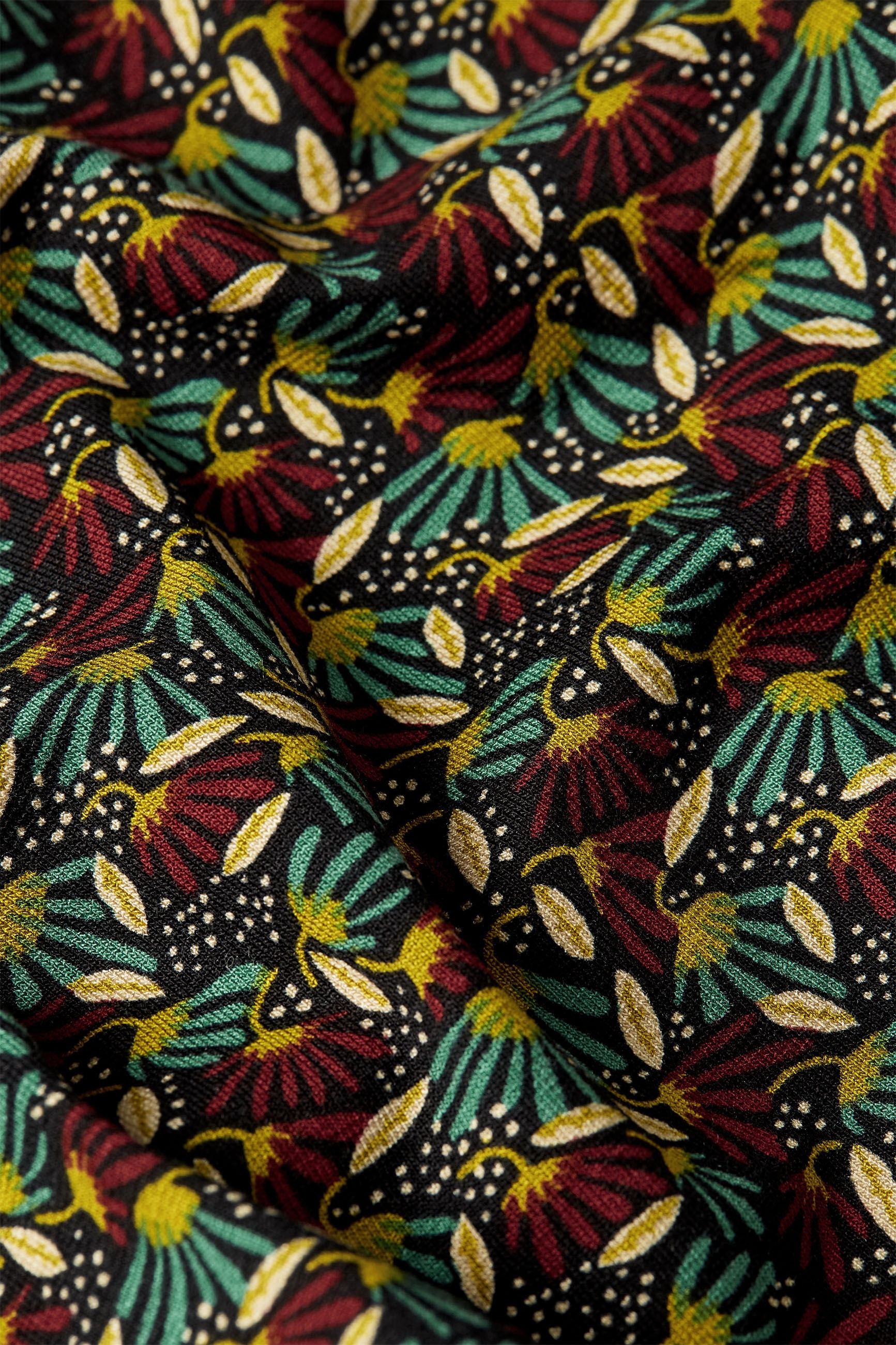 King Louie - Juno Mirth midi rok in rhubarb rood 4