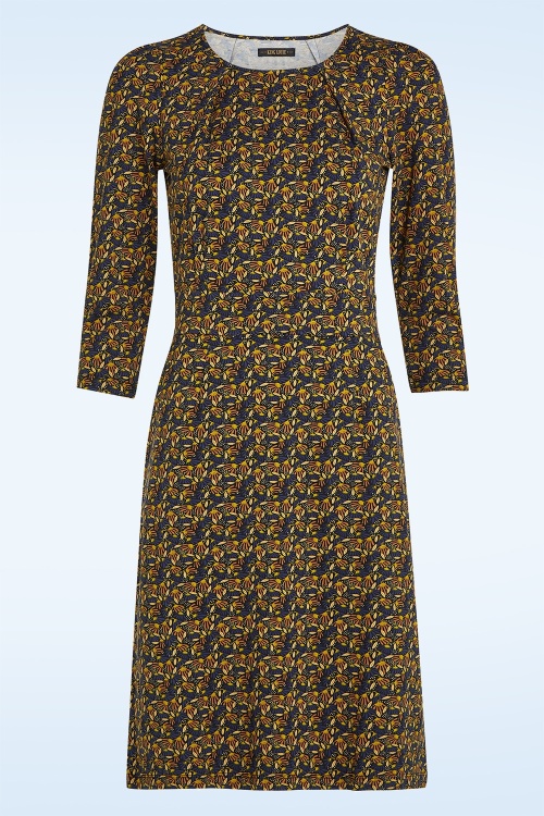 King Louie - Mona Mirth Kleid in Rhodonit Blau