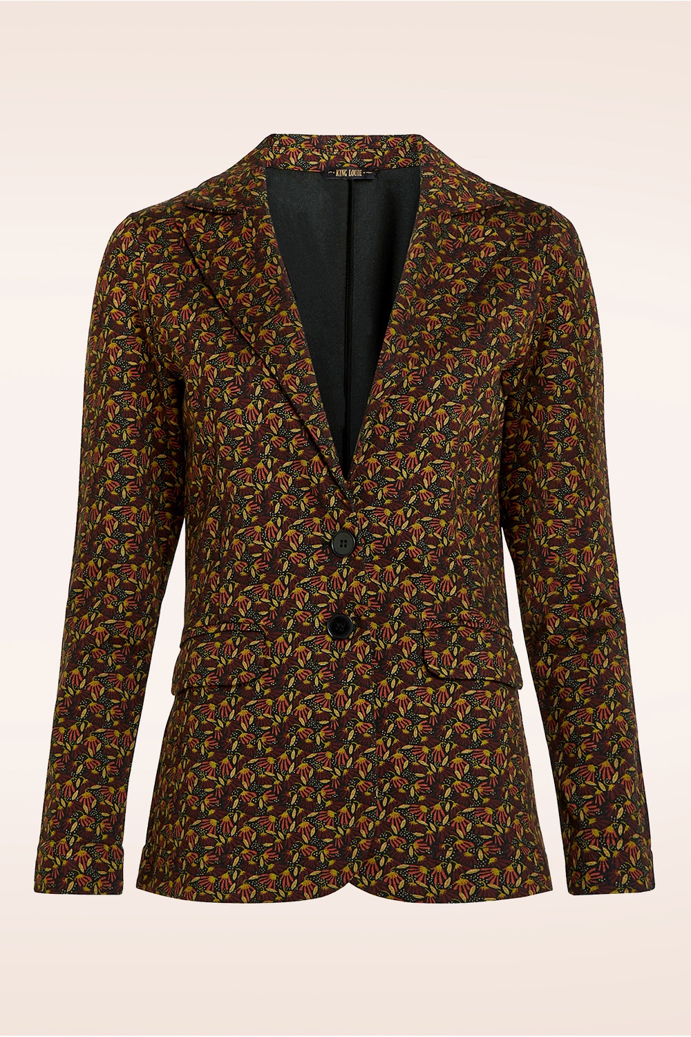 King Louie - Bianca Mirth blazer in cabernet rood 2