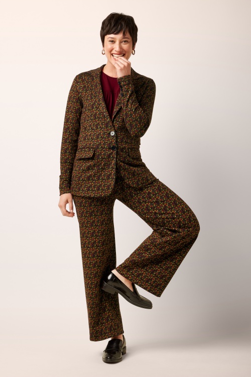 King Louie - Bianca Mirth Blazer in Cabernetrot