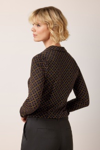 King Louie - Blouse Dynamo in zwart 4