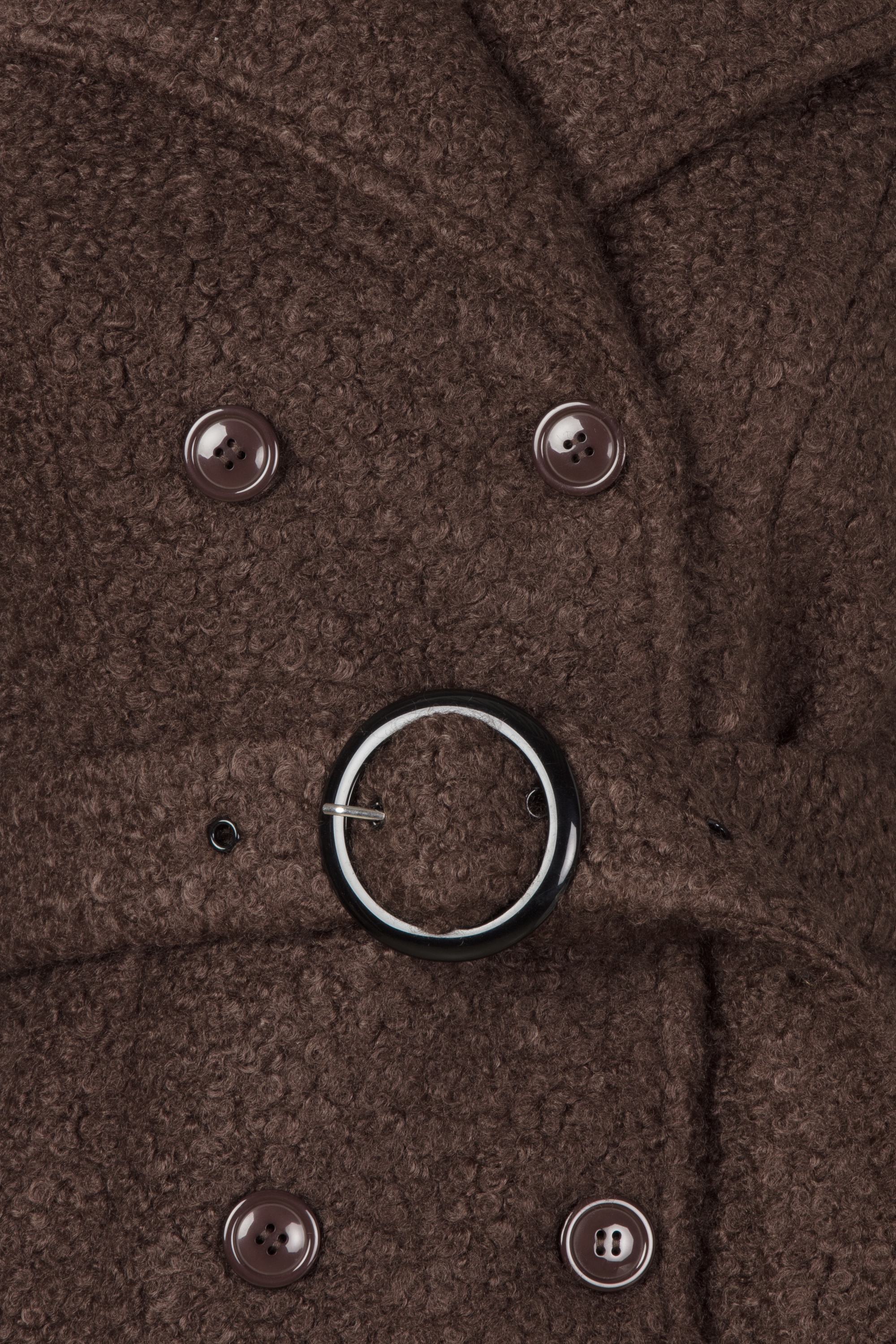 Topvintage Boutique Collection - Topvintage exclusive ~ Taylor Cropped jas in chocoladebruin 3