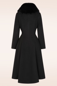 Topvintage Boutique Collection - Topvintage exclusive ~ Mae swing jas in zwart 5