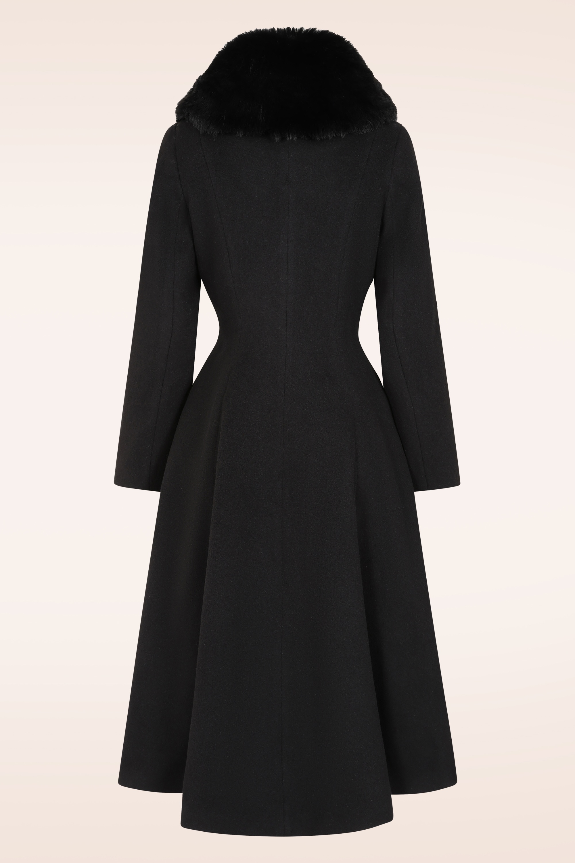 Topvintage Boutique Collection - Topvintage exclusive ~ Mae swing jas in zwart 5