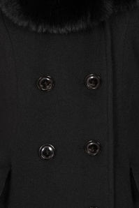 Topvintage Boutique Collection - Topvintage exclusive ~ Mae swing jas in zwart 3