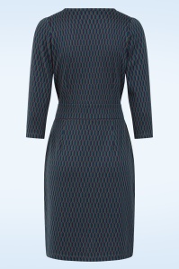 King Louie - Mona Spring jurk in avondblauw  4