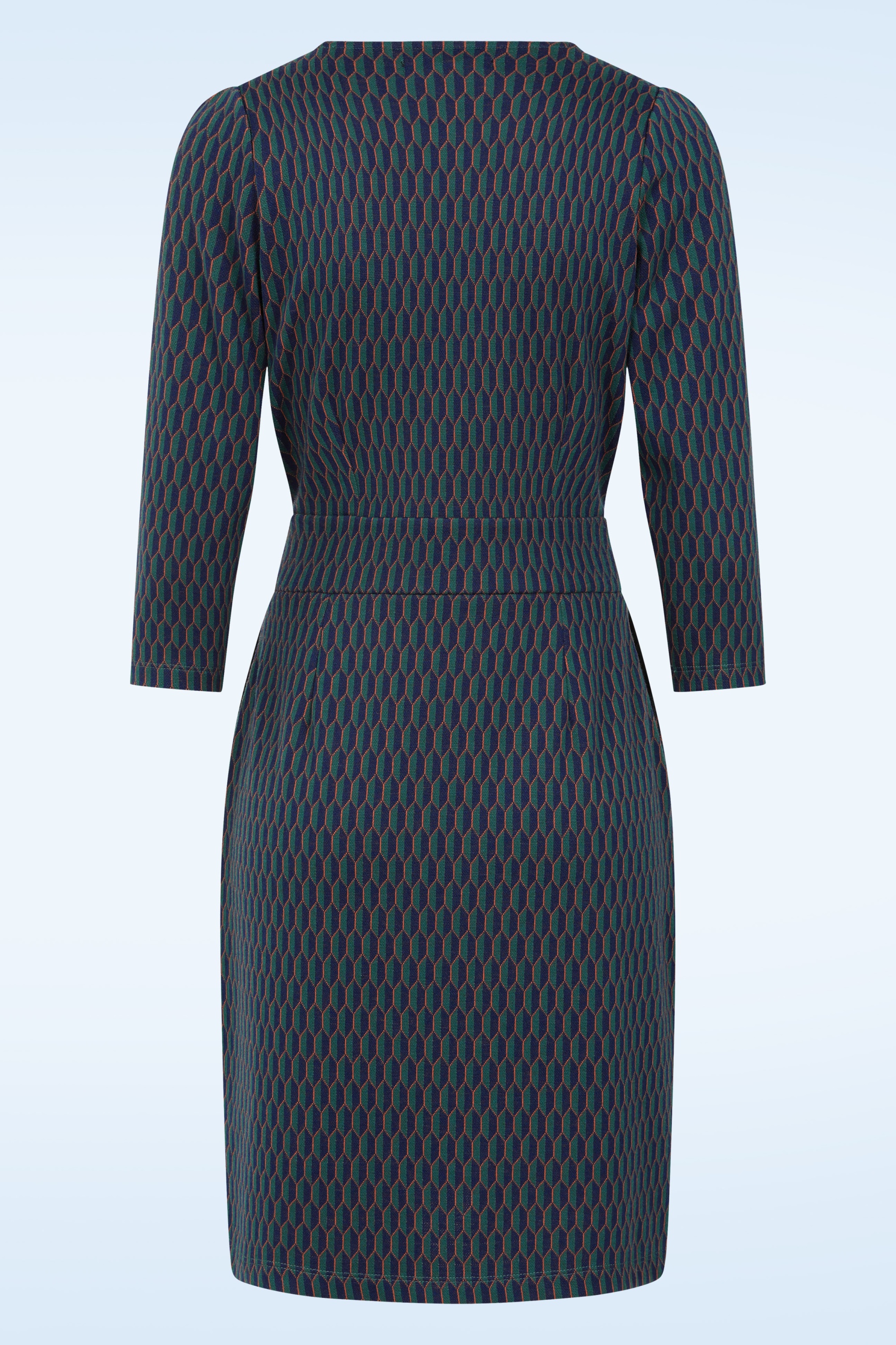 King Louie - Mona Spring jurk in avondblauw  4