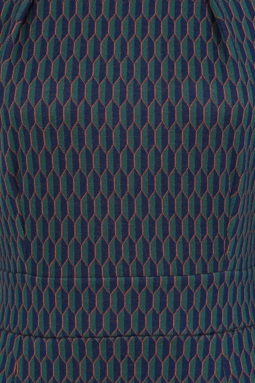 King Louie - Mona Spring jurk in avondblauw  3