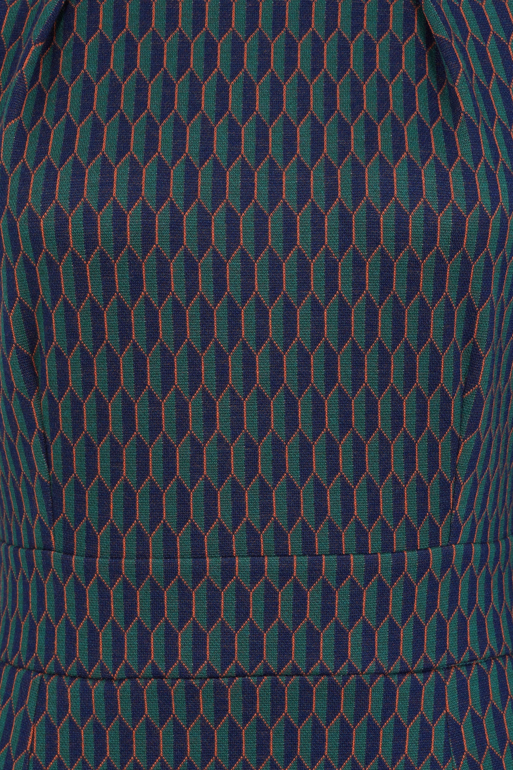 King Louie - Mona Spring jurk in avondblauw  3