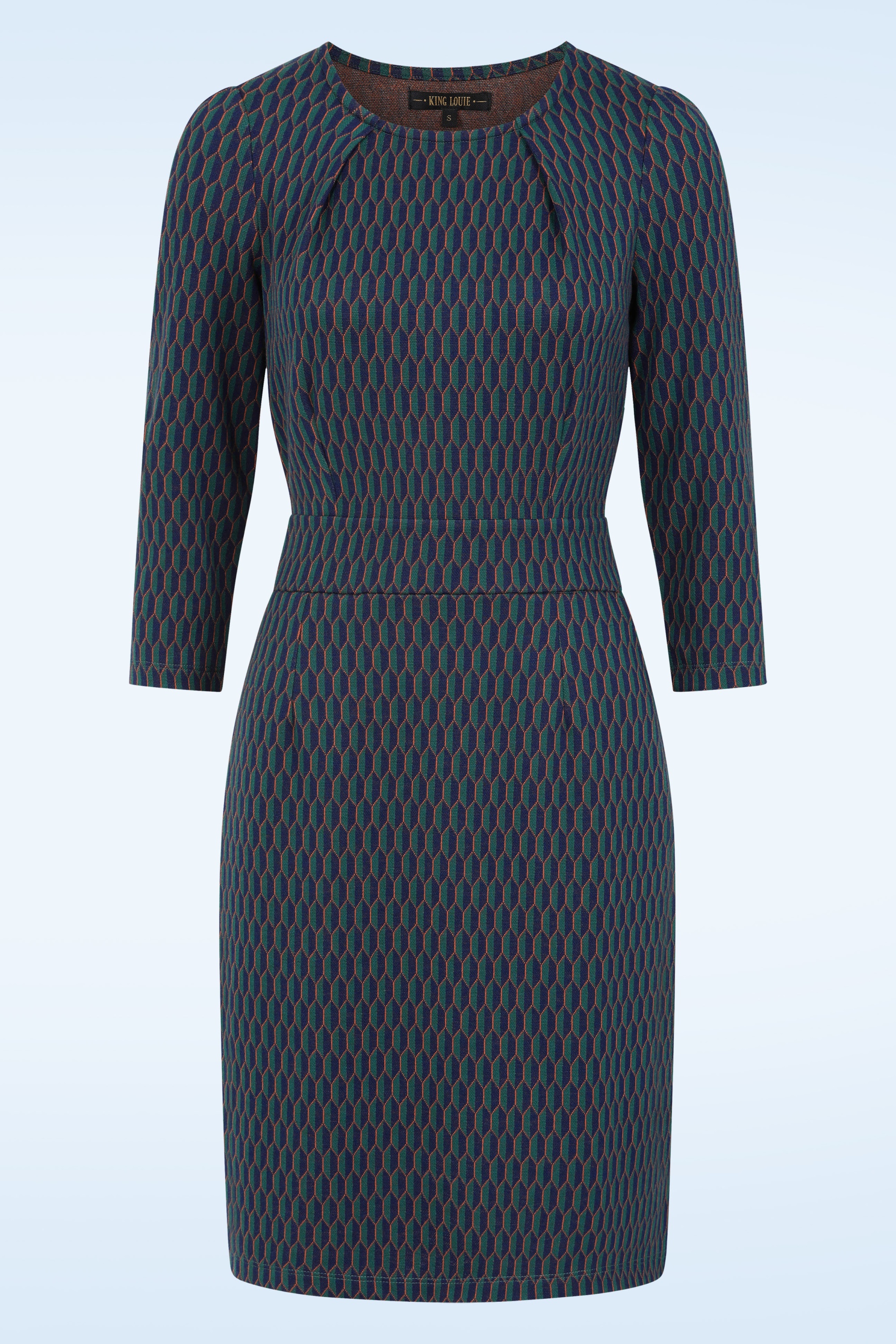 King Louie - Mona Spring jurk in avondblauw 