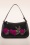 Banned Retro - Rosen Garten Handtasche in Schwarz