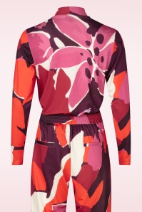 K-Design - Sarah Printed jumpsuit in rood en multi 3