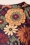 Vintage Chic for Topvintage - Aurora Floral a-lijn jurk in bruin 2