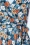 Vintage Chic for Topvintage - Aria Floral Swingkleid in Blau und Orange. 2