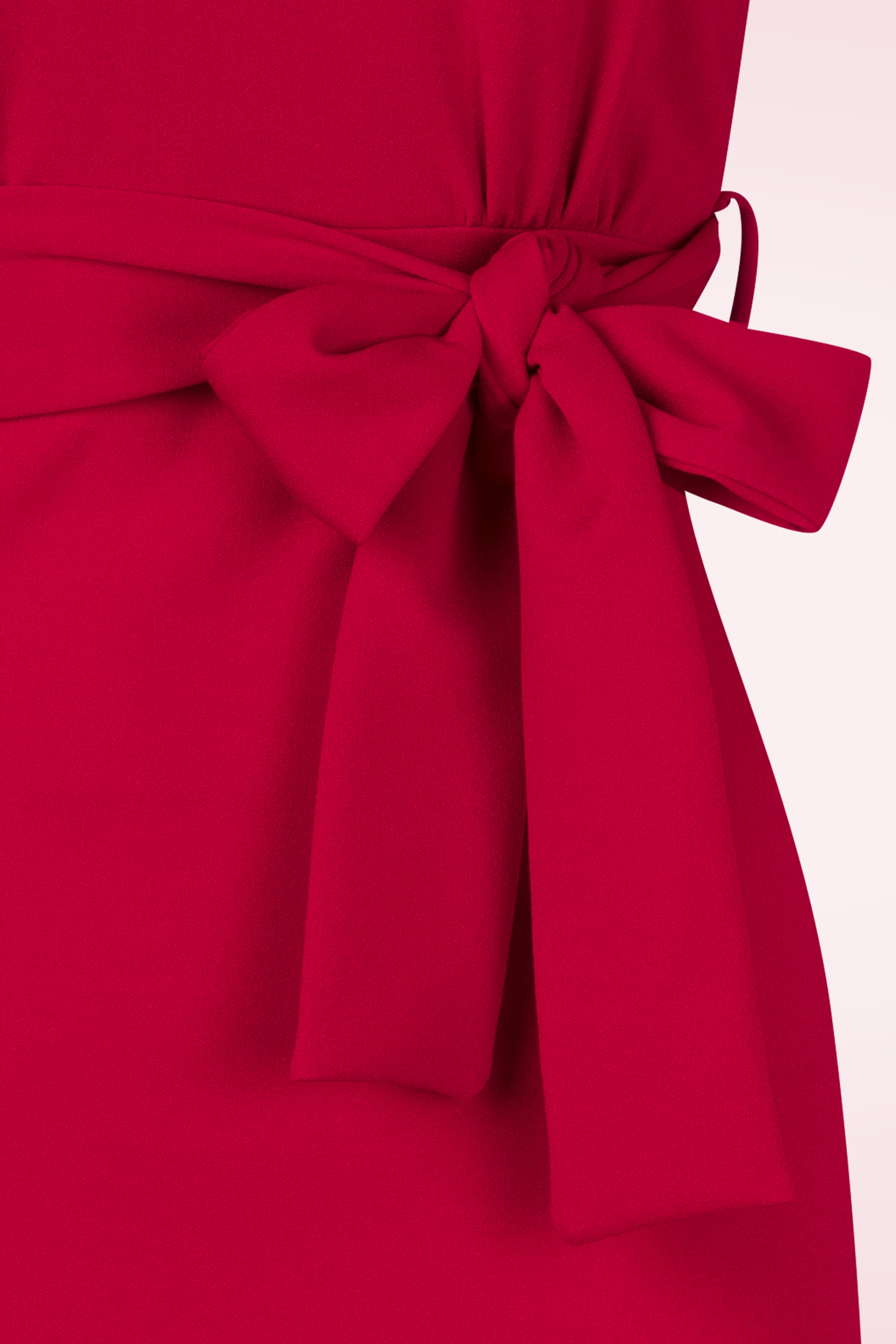 Vintage Chic for Topvintage - Topvintage exclusive ~ Daphne Pencil jurk in rood 2