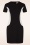 Vintage Chic for Topvintage - Sasha A-lijn jurk in zwart en wit