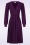 Vintage Chic for Topvintage - Romy Slinky Swingkleid in Pflaume