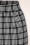 Vintage Chic for Topvintage - Loreen Checkered Bleistiftrock in Schwarz und Weiß 2