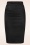 Vintage Chic for Topvintage - Sierra Suede Look Pencil rok in zwart