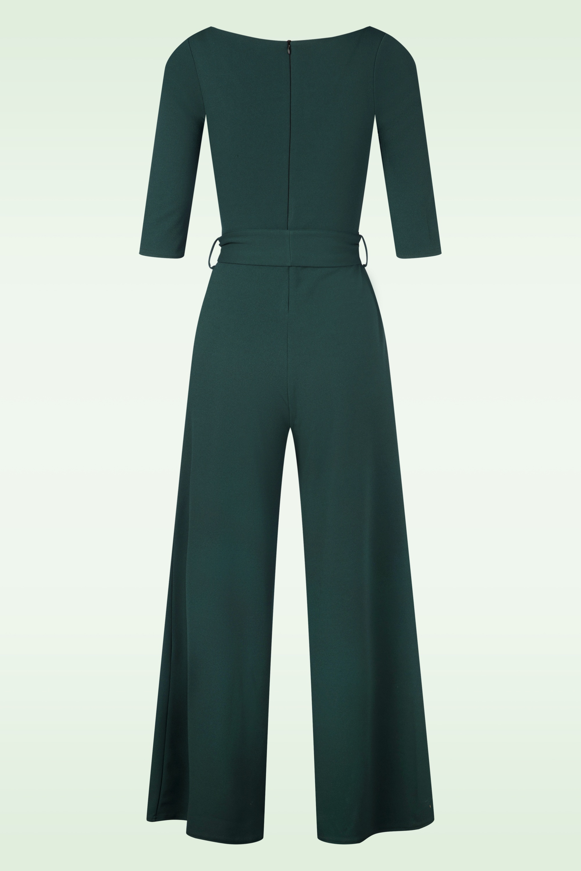 Vintage Chic for Topvintage - Topvintage exclusive ~ Irina jumpsuit in pine groen 4