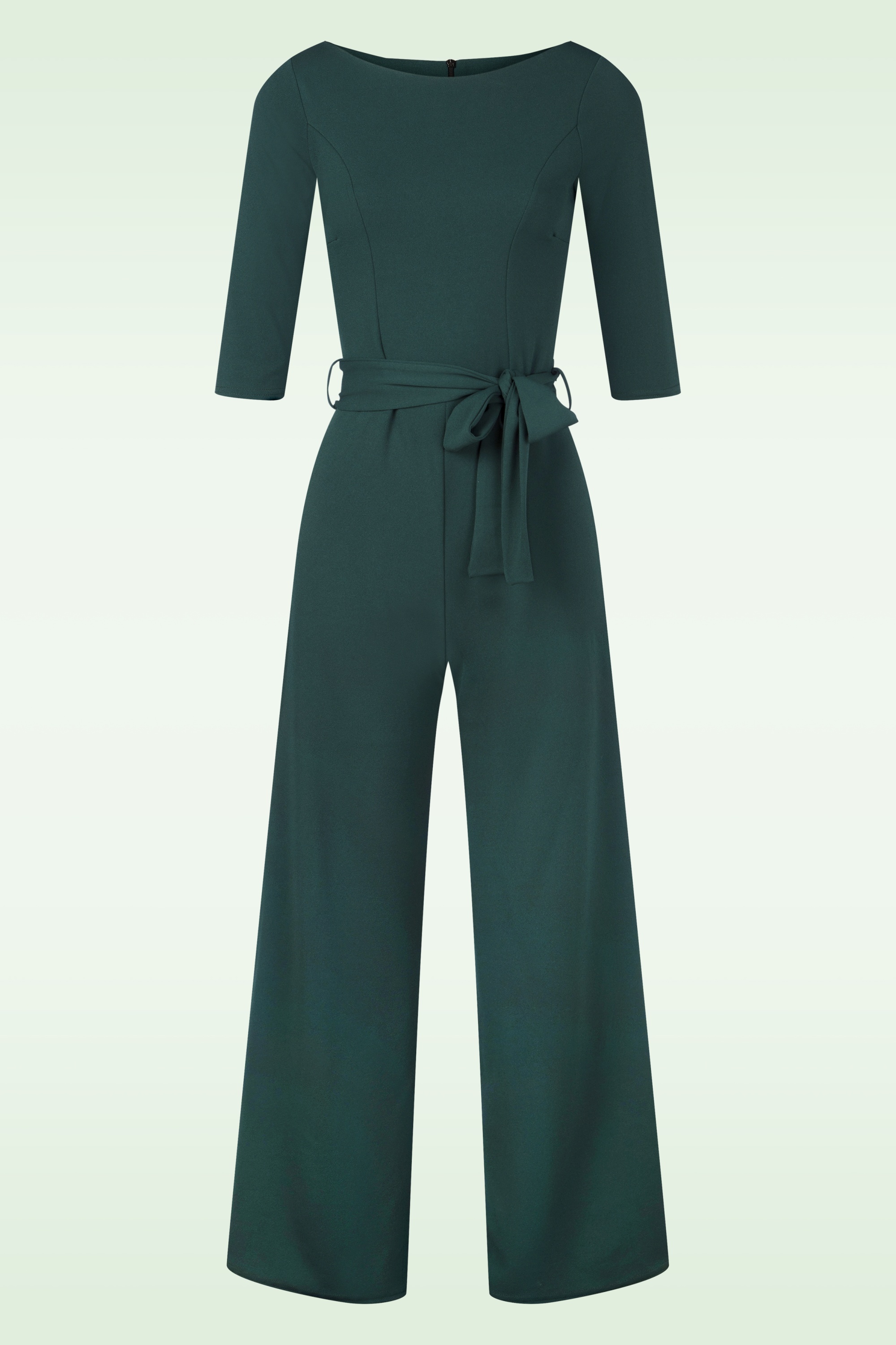 Vintage Chic for Topvintage - Topvintage exclusive ~ Irina jumpsuit in pine groen 2