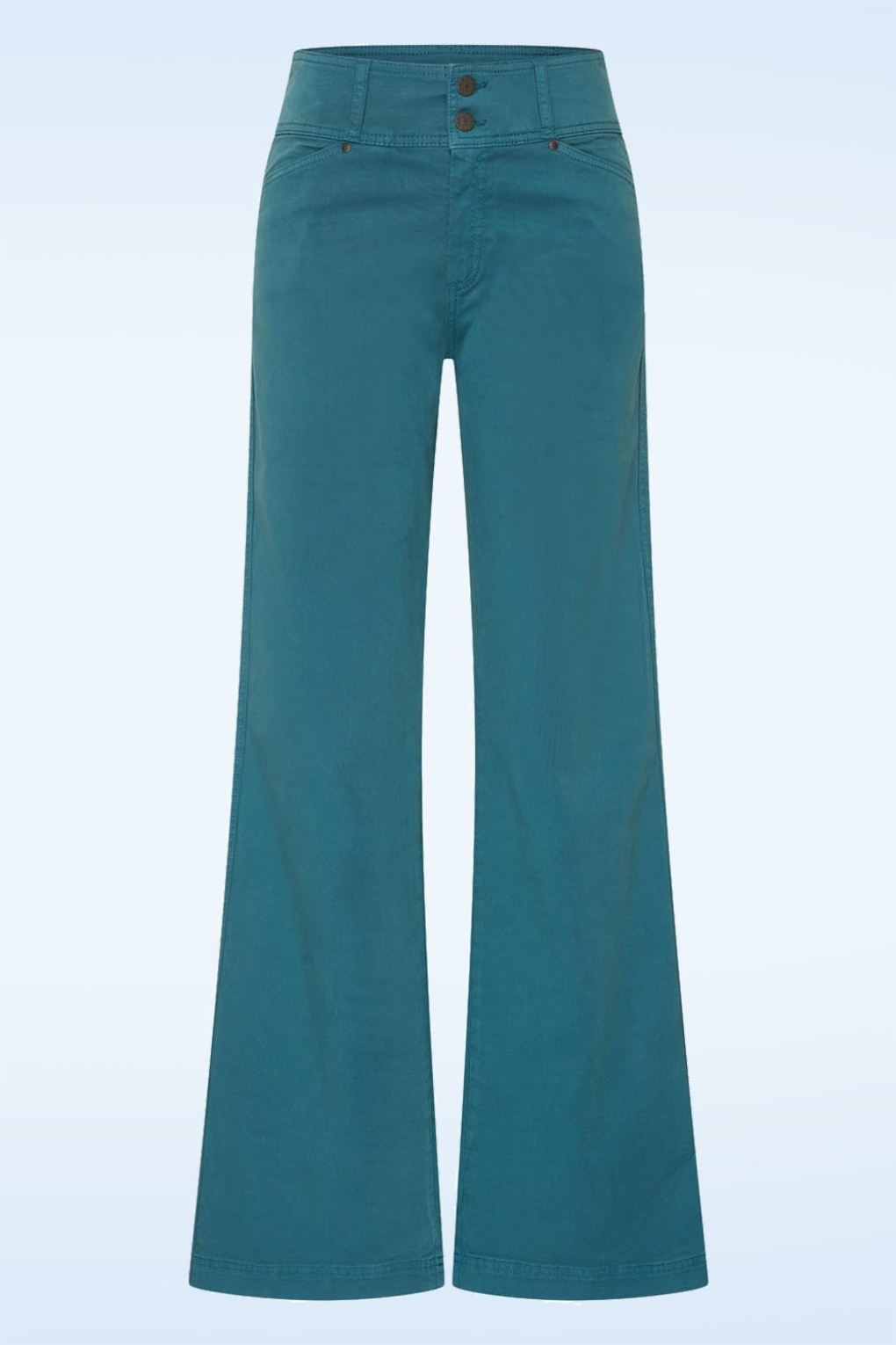 Cloud9 - Lotus Wide broek in petrolblauw