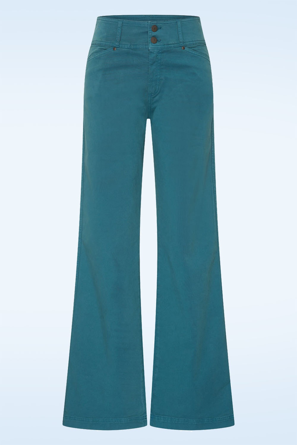 Cloud9 - Lotus Wide broek in petrolblauw