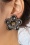 Day&Eve by Go Dutch Label - Beaded Flower Ohrstecker in Schwarz