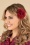 Urban Hippies - Haarblumen-Set in Chili, Olive en Apricot 2