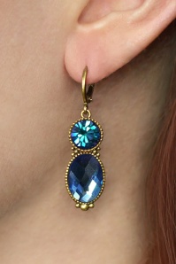 Urban Hippies - Tosca oorbellen in blauw